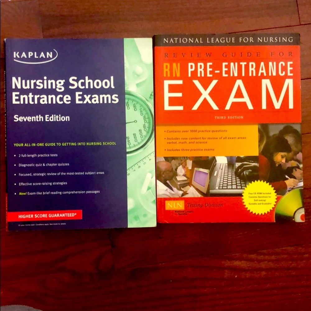 Kaplan and RN pre entrance exam study guide